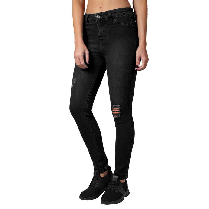 kalhoty jeans URBAN CLASSICS High Waist 27